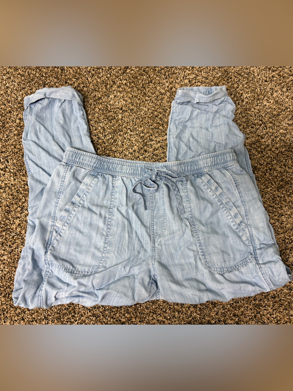 Vineyard Vines Light Blue Elastic Waist Shorts